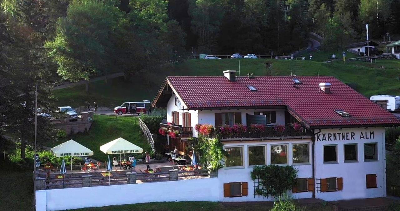 Berggasthof Karntner Alm Hotel Mittenwald Exterior photo