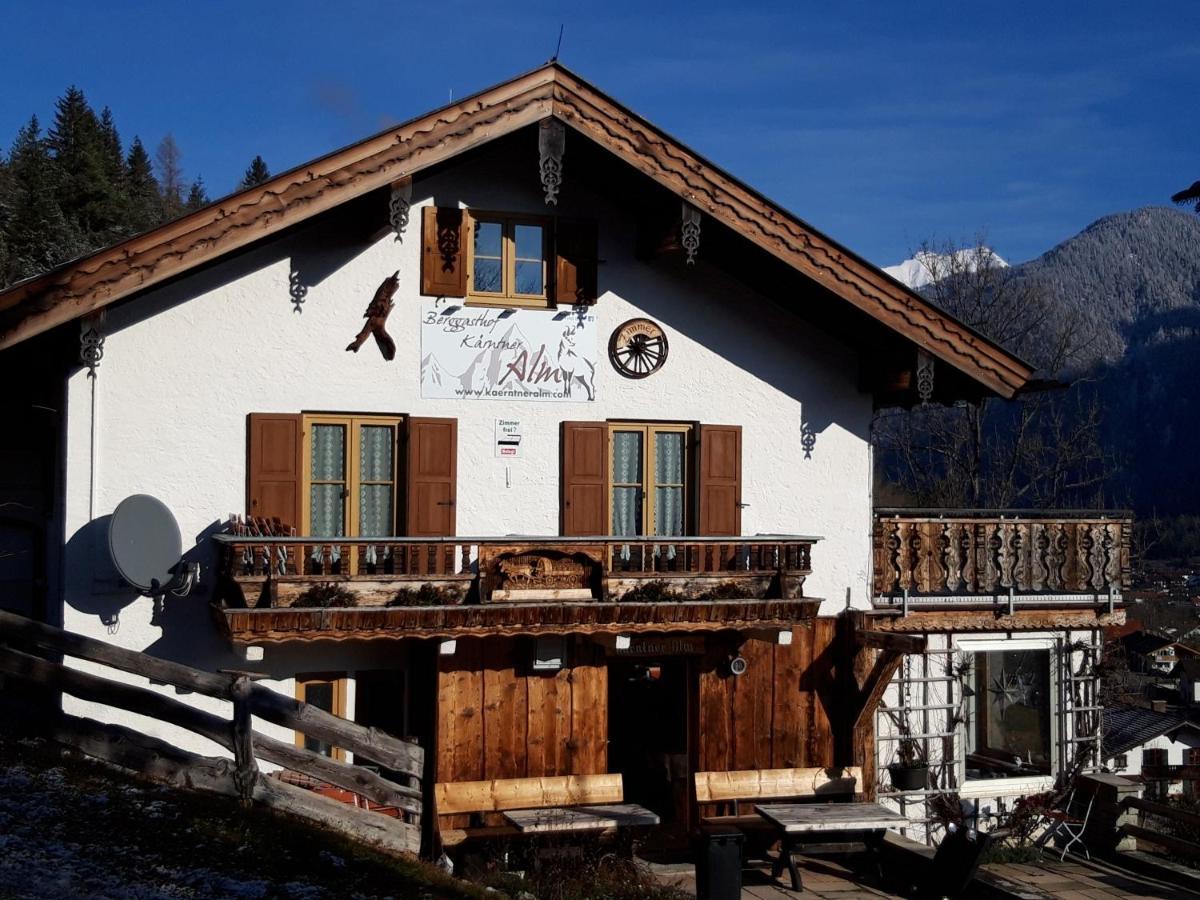 Berggasthof Karntner Alm Hotel Mittenwald Exterior photo